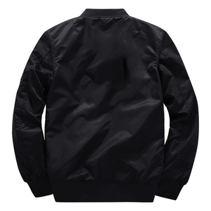 Chaqueta Bomber de lana personalizada de alta calidad, chaqueta Bomber bordada cómoda de estilo clásico para hombre - Product Image 5