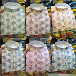 Ensemble Kurta traditionnel en coton de haute qualité pour hommes garçons Festival multicolore au genou imprimé numérique spécial pour les fêtes - Product Image 6