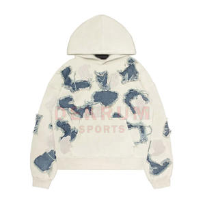 Vente en gros de Sweats à capuche vieillis pour hommes Fabricant personnalisé de haute qualité 100% coton Sweat à capuche vieillis - Product Image 1