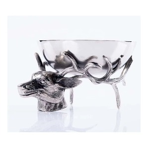 Bols élégants en aluminium revêtus d'argent pour rennes, parfaits pour salade, snack, fruits et noix, idéal pour la table à manger, la cuisine et la décoration. - Product Image 2