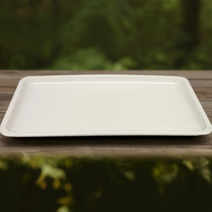 Plateau en mélamine (41x31cm) Blanc 909 - Product Image 3