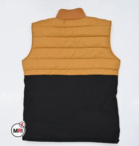 Chaleco acolchado de burbujas con cremallera de alta calidad Unisex, chaleco calefactable de invierno para hombre y mujer de dos tonos dorados nuevos para caza - Product Image 2