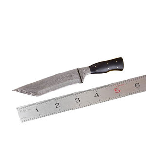 Cuchillo de Supervivencia Tradicional de Acero de Damasco, Hecho a Mano, para Actividades al Aire Libre, Caza, Campismo, con Mango de Madera Maciza - Product Image 6