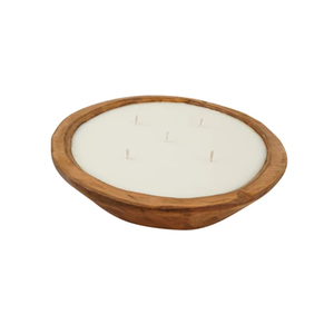 Wood Candle <b>Dough</b> <b>Bowl</b> with round Shape Wooden Farmhouse Decor <b>Dough</b> <b>Bowl</b> Tabletop Decorative <b>dough</b> <b>Bowls</b> - Product Image 5