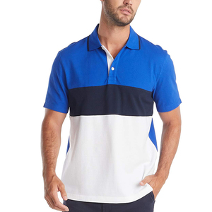 Camiseta Polo de Alta Calidad 100% Algodón para Hombre, Venta al por Mayor, Tallas Grandes, Transpirable, con Estampado Sólido, Estilo Casual - Product Image 1