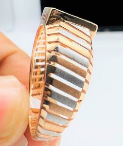 Bague en diamant naturel véritable pour homme, bijoux certifiés en or massif 14K 18K, bague élégante faite à la main, cadeau pour lui - Product Image 5