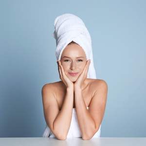 Serviette de bain en coton biologique 100% ivoire, certifiée GOTS, douce, moelleuse, absorbante, séchage rapide, écologique, serviette de spa de luxe, stock local américain - Product Image 5