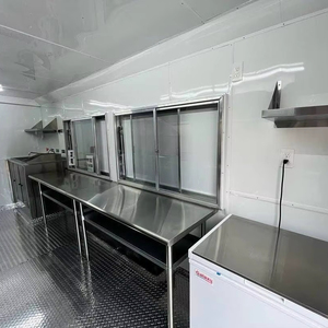 Custom Mobile Fast <b>Food</b> Truck Trailer Comfortable and Fully Equipped with Pizza Hot Dog BBQ for Sale - Product Image 6