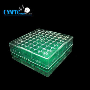 Laboratuvar tıbbi küçük <span class=keywords><strong>Cryovial</strong></span> kutusu Cryo tüp raf PP 81 iyi 100 iyi Cryo tüp kutusu - Product Image 6