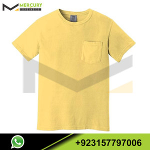   T-shirts pour hommes à manches courtes avec poche, couleur unie, taille plus, vente en gros, vêtements pour hommes - Product Image 4