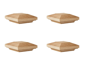 Composants d'escalier en bois massif traité personnalisables Capuchons anti-insectes pour clôtures modernes Service hospitalier OEM disponible - Product Image 3