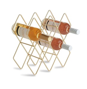 2025 Customized Creative <b>Wine</b> Display <b>Rack</b> Latest Design Silver Color Bottle Holder <b>Wine</b> <b>Rack</b> for Parties - Product Image 3