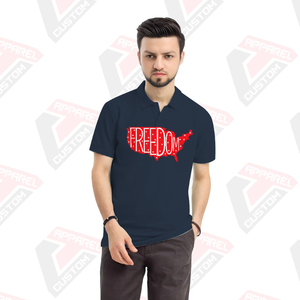 เสื้อโปโลผู้ชายแบบพรีเมี่ยมใส่สบายและมีสไตล์พร้อมผ้ายีนส์ผ้าลูกฟูกที่เป็นมิตรกับสิ่งแวดล้อมสำหรับฤดูร้อน - Product Image 3