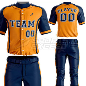 Uniforme de Béisbol Personalizado con Logotipo Propio, Transpirable, Impreso, para Adultos - Alta Calidad, 100% Poliéster, Tallas y Colores Personalizables - Product Image 4