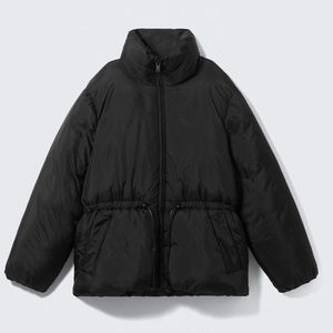 <b>Women</b> Long Sleeve <b>Jacket</b> Soft Fabric <b>Jacket</b> / <b>Women</b> Fashion Baggy Fit <b>Lightweight</b> Comfortable Design Street Style Puffer <b>Jacket</b> - Product Image 4