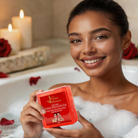 Savon en barre éclaircissant anti-taches Half Cast au Glutathion, exfoliant, régulateur de sébum, raffermissant et anti-démangeaisons pour femmes