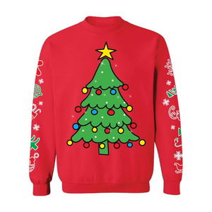 Sudaderas y Hoodies Unisex con Estampado Gráfico de Feliz Navidad, Sublimadas, para Hombre y Mujer, 100% Algodón, Temporada de Invierno - Product Image 5