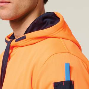 Sweat à capuche vierge surdimensionné avec logo personnalisé OEM 400 Sweat à capuche GSM avec broderie 450 GSM Sweats à capuche lourds pour hommes - Product Image 4