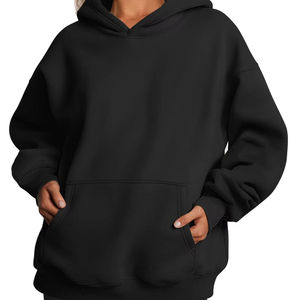 Sudaderas con capucha de lana de algodón para mujer, sudaderas de talla grande para correr al aire libre, ropa deportiva informal, jersey de alta calidad, sudaderas con capucha transpirables - Product Image 1