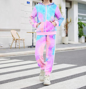 Venta al por mayor de fábrica de proveedores 2 uds para niños ropa personalizada niños cremallera chándales precio barato niños chándales para niñas - Product Image 3