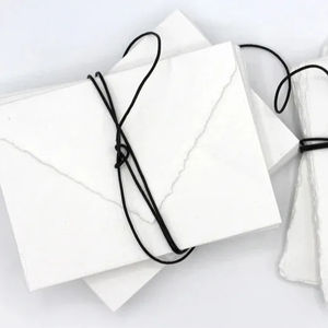 <b>Handmade</b> Wedding <b>Paper</b> Crafts 5x7 Cotton Fairy Style Elegant and Stylish Pack of 25 - Product Image 1
