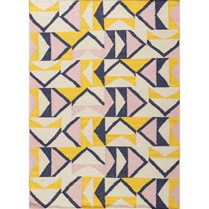 Indusbar Ivory Flat Weaves <b>Wool</b> Rugs Handmade Geometric Rectangle Jute Rugs for Home 9x12 Bedside or Hallway Rug-Model DW-7011 - Product Image 1