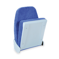 Accessoire de transport, châssis en aluminium approuvé, siège rabattable, revêtement en plastique injecté, taille standard, modèle d'accessoires de bus