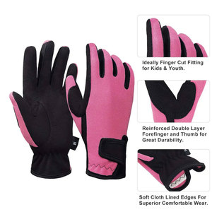 Gants d'équitation antidérapants professionnels Dernière conception avec matériel en cuir Vente chaude Équipement d'hiver - Product Image 2