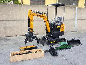 จัดส่งฟรี HT12 รถขุดขนาดเล็กดีเซล 1.1 ตัน |   ดีเซล 12 แรงม้า |   ความลึกในการขุด 1.65 เมตร |   ถังขนาด 0.025 ลูกบาศก์เมตร พร้อมอุปกรณ์เสริม - Product Image 2