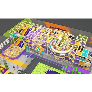 <span class=keywords><strong>Parque</strong></span> de Trampolines Qiaoqiao de 1000 Metros Cuadrados, Circuito Ninja, Área de Juegos Interior con Temática de Bosque para Familias - Product Image 2