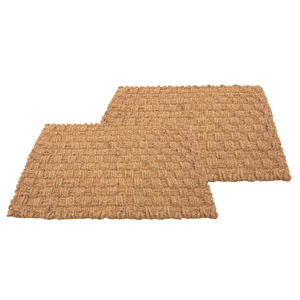 Produits phares : Tapis de palme / Tapis d'intérieur / Paillasson – Tapis d'intérieur en fibre de coco écologique à forte absorption et surface antidérapante - Product Image 1
