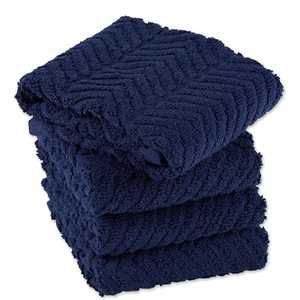 ผ้าเช็ดครัวเทอร์รี่ผ้าฝ้ายแท้ 100% คุณภาพสูง ซึมซับน้ำได้ดี แห้งเร็ว เป็นมิตรกับสิ่งแวดล้อม ป้องกันแบคทีเรีย ผ้าทำความสะอาดครัวเนื้อนุ่ม ใช้แล้วทิ้ง - Product Image 5