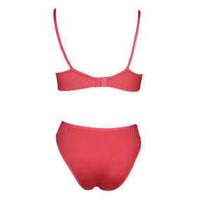 Conjunto de sujetador y braga para mujer - Rosa - Product Image 1