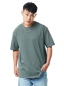 เสื้อยืดผู้ชายผ้าฝ้าย100คลาสสิกในเมืองเสื้อยืดสุดหรูไหล่ตกเสื้อยืดคอปกสูงหนา270 GSM - Product Image 6