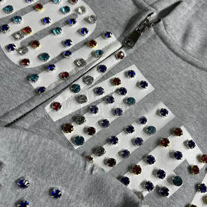 Conjunto Deportivo de Invierno 2025 para Hombre, Manga Larga, con Pedrería, Corte Regular, Alta Calidad, Sólido, Casual, Transpirable y Ligero - Product Image 6