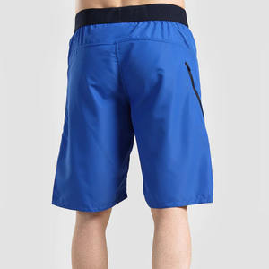 Pantalones cortos deportivos de verano de alta calidad para hombre, diseño negro de entrenamiento transpirable con patrón bordado, ecológico - Product Image 4