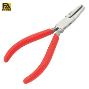 Pince à bec plat industrielle en acier inoxydable la plus vendue Boîte à poignée en PVC Pointes plates (avec/sans ressort à lames) Cisaillage - Product Image 2