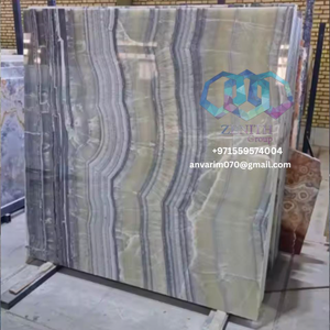 Dalles de marbre Onyx naturel de qualité supérieure Panneaux de pierre décoratifs pour décor de comptoir mural disponibles USA EAU Arabie Saoudite Qatar Oman Bahreïn - Product Image 1