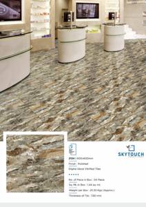 Azulejos de efecto madera de 600x600mm de alta calidad, ladrillo refractario de estilo clásico moderno para paredes interiores, oferta por tiempo limitado - Product Image 5