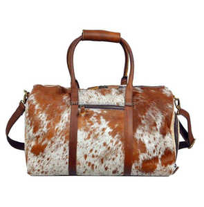 Sac à main en cuir de fourrure usiné à la main très exigeant en cuir sculpté femmes sac de style occidental vintage - Product Image 3