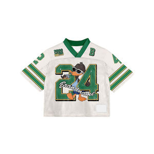 บริการ OEM ODM เสื้อยืดทรงครอปแบบเรียบ ยูนิเซ็กซ์ 260 GSM ผ้าฝ้าย 100% ทรงบ็อกซี่ โอเวอร์ไซส์ เสื้อยืดผู้ชายและผู้หญิง พร้อมตัวเลือกสกรีนโลโก้ตามสั่ง - Product Image 6