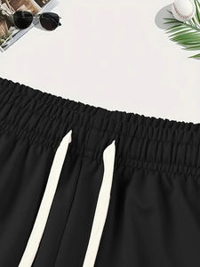 Wholesale Custom Logo Cotton Men's Gym <b>Shorts</b> High Quality Black Casual Plain With Mesh Fabric and Print <b>Technics</b> - Product Image 4