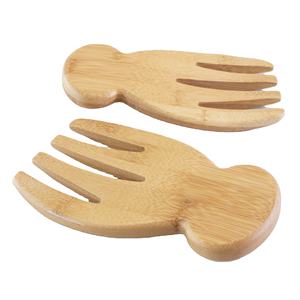 ช้อนเสิร์ฟสลัดไม้ดีไซน์ใหม่,มือเสิร์ฟสลัดไม้สำหรับเครื่องมือผลไม้ของหวานสลัดมือเซิร์ฟเวอร์ - Product Image 1