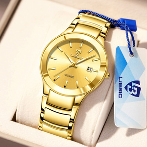 Skmei L1034MGD Luxury Montres DE LUXE For Men Gold Acero inoxidable boywatch 2024 Resistente al agua Orologio Uomo montre DE LUXE - Product Image 2