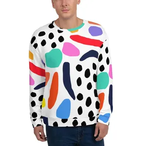 Latest design Men's sublimation Sweatshirts Best Quality Wholesale quick dry polyester material Sublimation Sweatshirts OEM