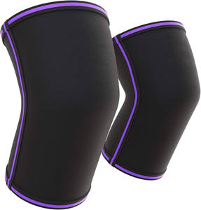 Manchon de soutien du genou personnalisé en gros avec logo imprimé, antidérapant, à compression, pour la salle de sport, le fitness, les sports, toutes couleurs, OEM ODM - Product Image 2