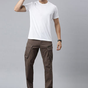 Pantalones Cargo para hombre, pantalones Cargo para hombre, precio superventas, pantalones Cargo para adulto, ropa de calle, pantalones Cargo para hombre, antiarrugas, teñido liso - Product Image 5