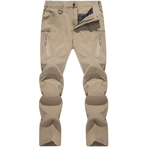 New Arrival Men's Casual Autumn <b>Cargo</b> <b>Pants</b> Sports Joggers <b>Elastic</b> <b>Waist</b> High Canvas Lightweight Straight Anti-Pilling - Product Image 4