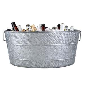 Creative martelé seau à glace vin bière bouteille refroidisseur seau de stockage maison bar restaurant mariage hôtel refroidisseur glace boisson baignoire - Product Image 5