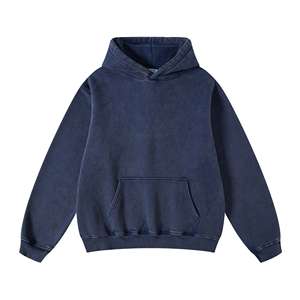 100% algodón oversize Unisex Venta caliente Sudadera con capucha de invierno estampado de seda impresión digital de inyección directa algodón lavado sudaderas con capucha de lana - Product Image 6